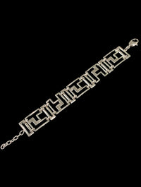 Geometric link bracelet