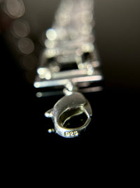 Geometric link bracelet