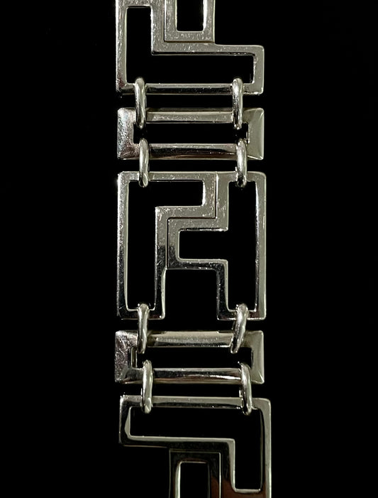 Geometric links bracelet