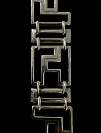 Geometric link bracelet