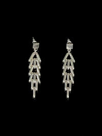 Taxco articulated chevron earrings