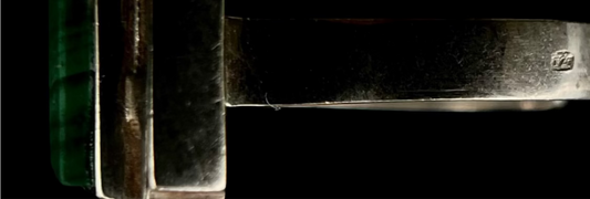 Malachite adjustable ring