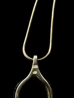 Onyx & silver pendant