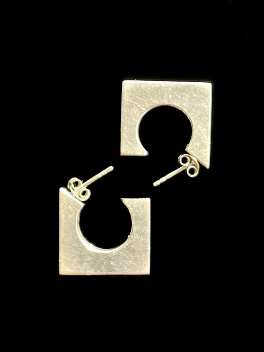 Modernist stud earrings