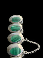 Taxco malachite bracelet