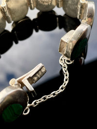 Taxco malachite bracelet