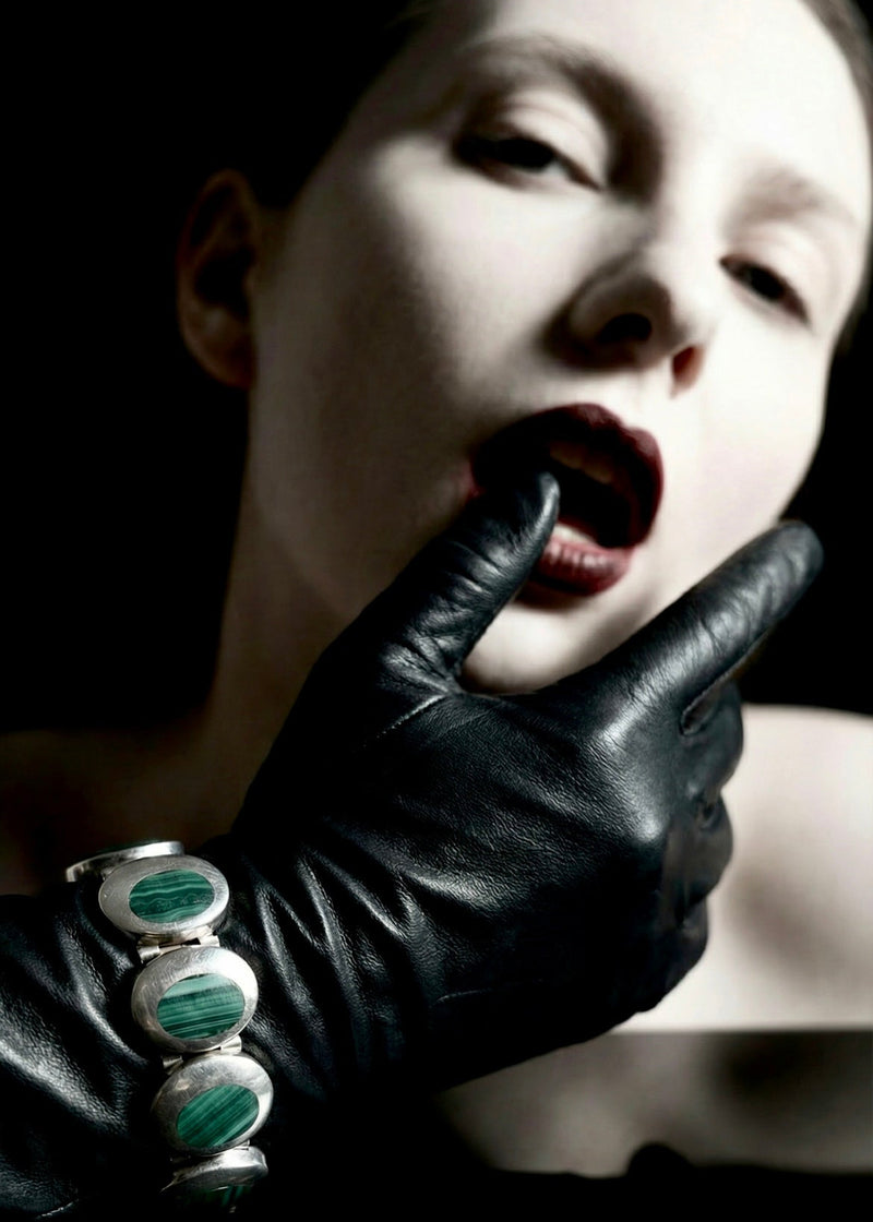 Taxco malachite bracelet