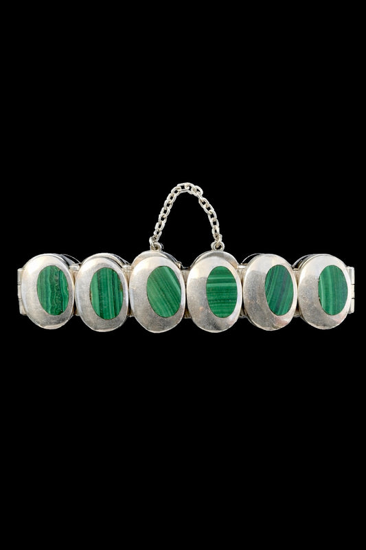 Taxco malachite bracelet