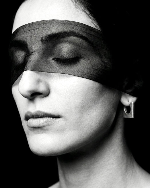 Modernist stud earrings