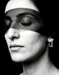 Modernist stud earrings