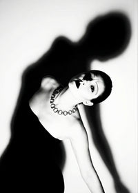 Modernist loop necklace