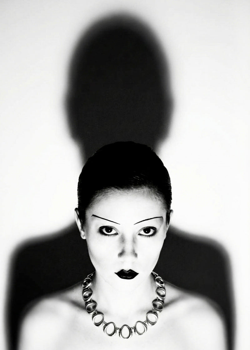 Modernist loop necklace