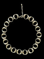 Modernist loop necklace