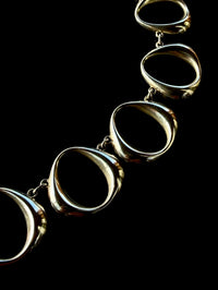 Modernist loop necklace
