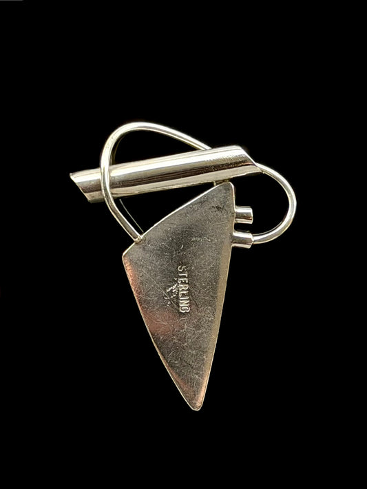 Malachite heart pendant