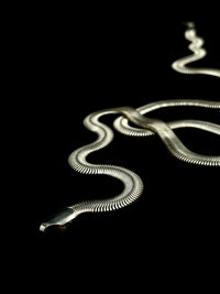 Snake silver chain