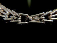 Articulated chevron necklace & earrings set