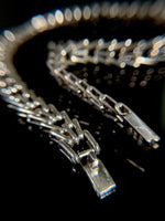 Articulated chevron necklace & earrings set