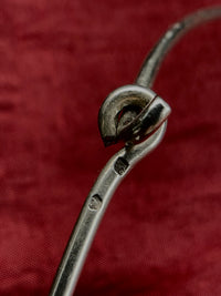 Sculptural onyx drop collar