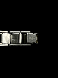 Seiko rectangular blue dial watch