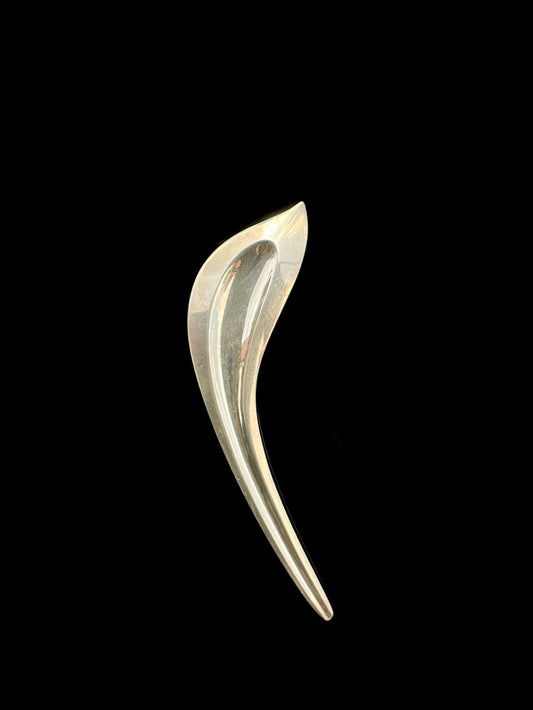 Danish abstract bird brooch