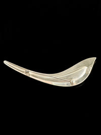 Danish abstract bird brooch